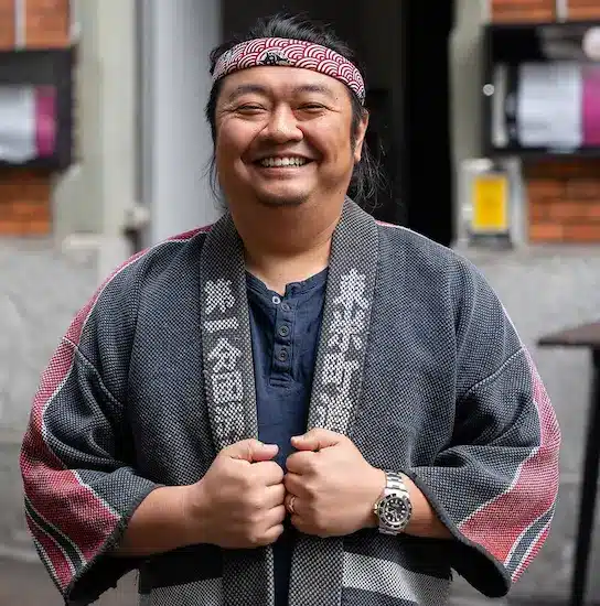 Chef Dan Shu, founder of Gaijin Izakaya and a leading figure in Zurich's Asian culinary scene."