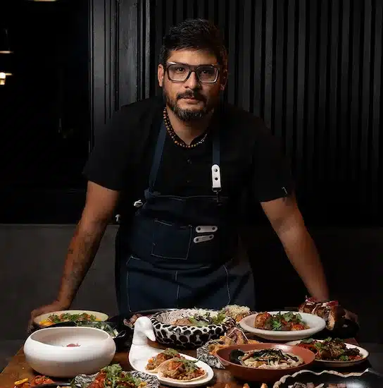 Chef Paulo Timoteo at Chifa Izakaya, a modern fusion restaurant in Zurich